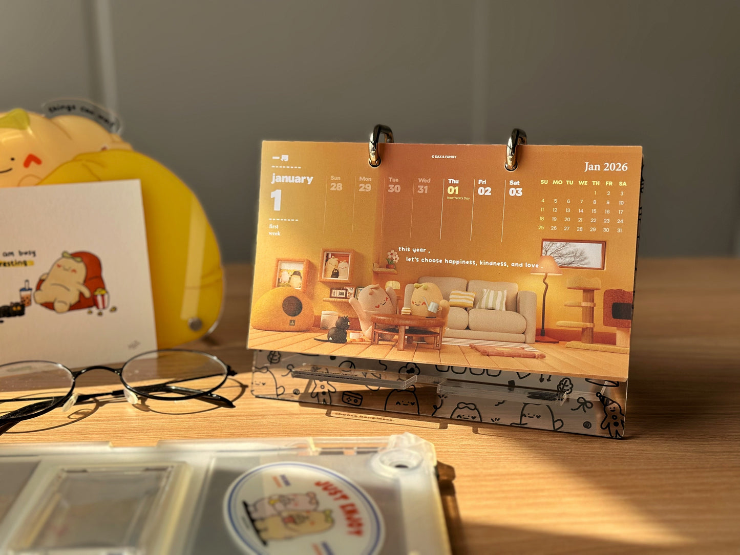 Dax & Family 2026 Calendar