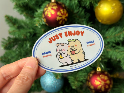 "Drink More Juice Club" Sticker