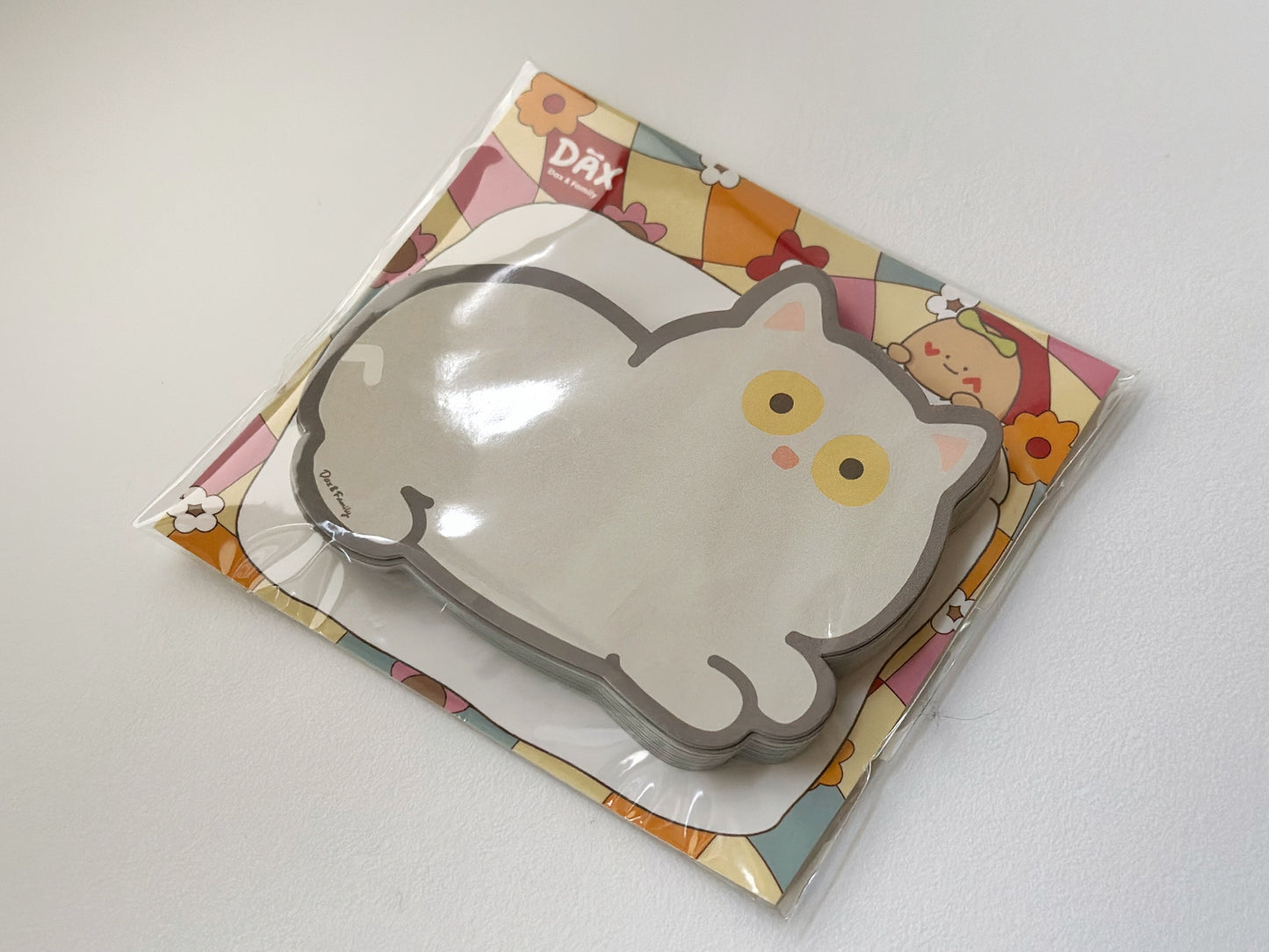 "Pepper the Cat" Non-Sticky Memo