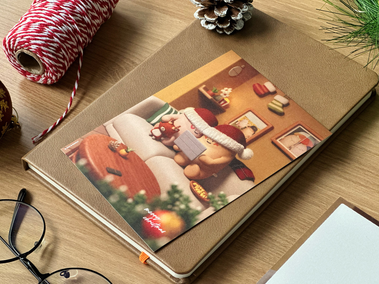 "Cozy Christmas" Postcard