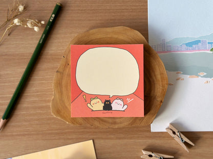 "Sunny Scribbles" Non-Sticky Memo