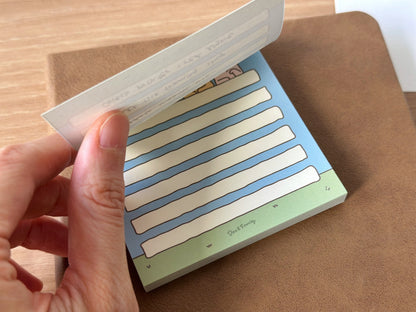 "Sunny Scribbles" Non-Sticky Memo