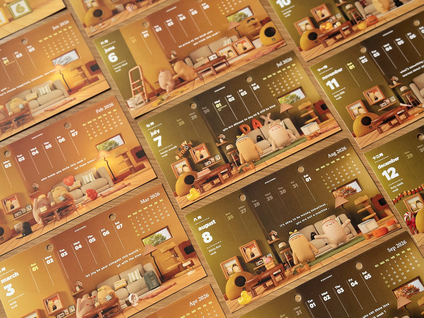 Dax & Family 2026 Calendar