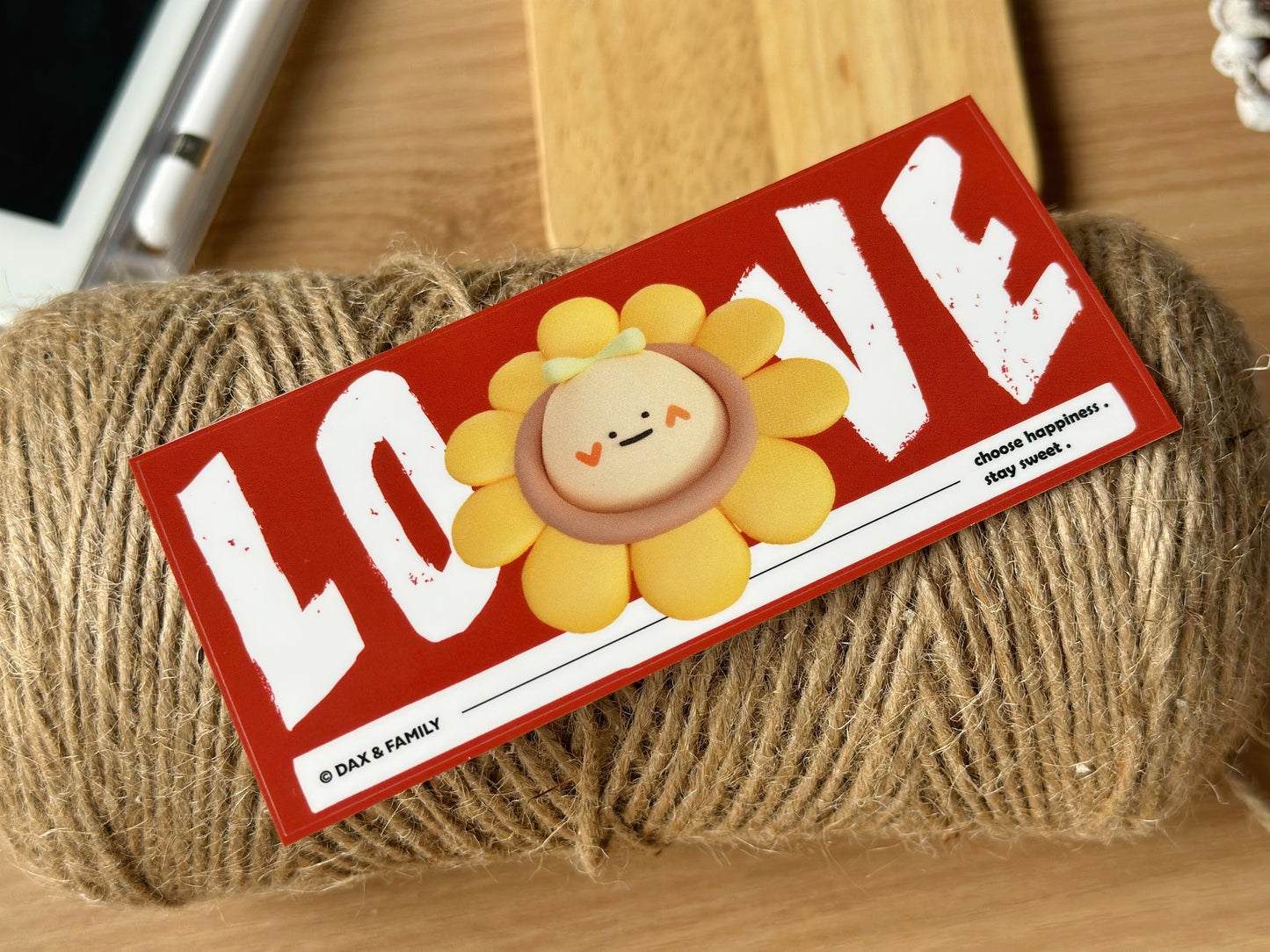 “L-O-V-E Dax” Sticker