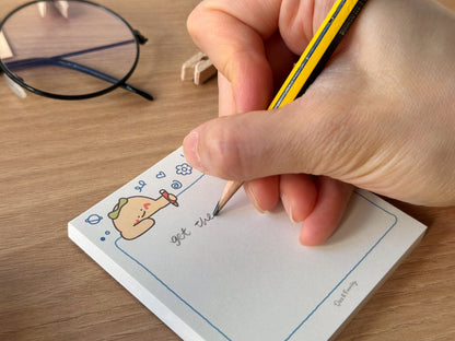 "Sunny Scribbles" Non-Sticky Memo