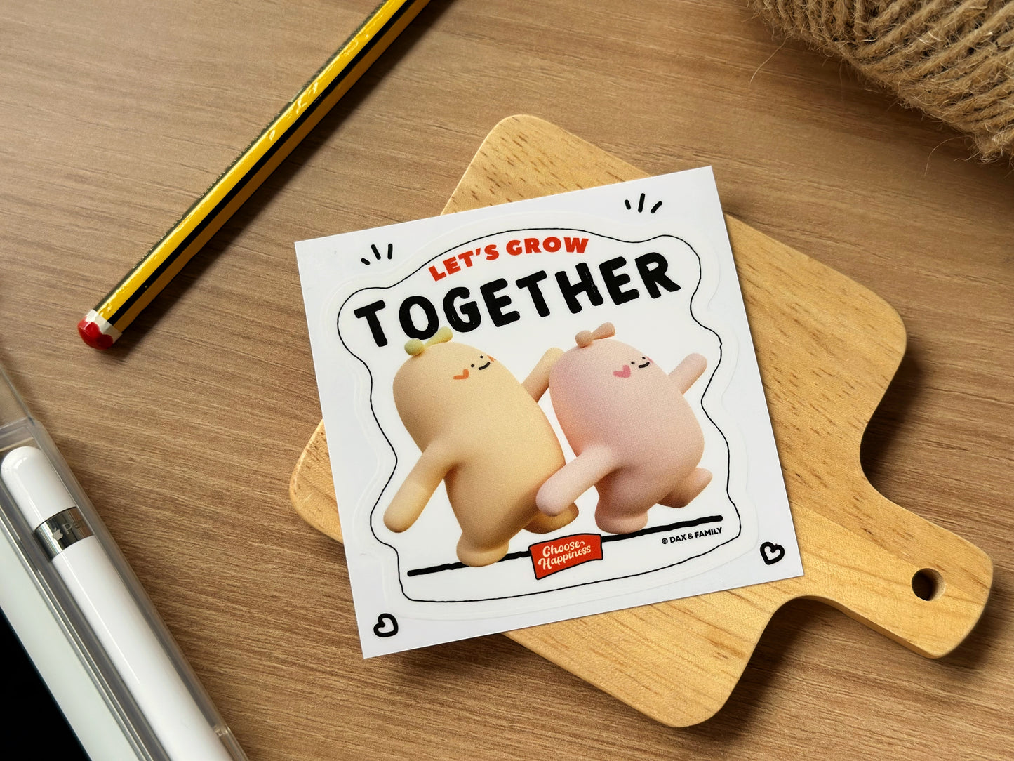 “Let’s Grow Together" Sticker