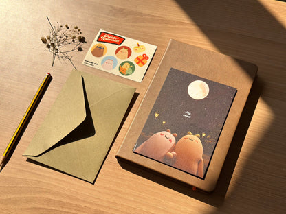 "Moon & You" Card