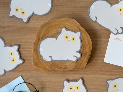 "Pepper the Cat" Non-Sticky Memo