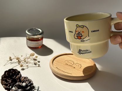 Choose Happiness 木杯墊