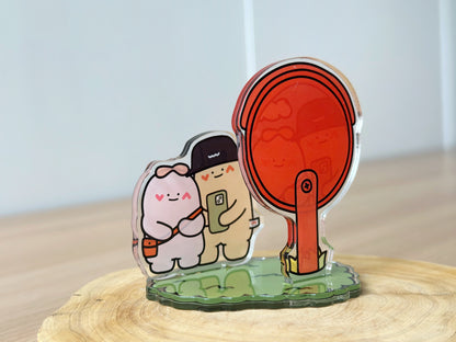 "Dax & Bubbie Loving" AcryArt Blind Bag