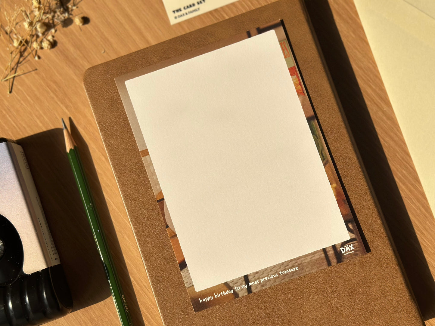 生日溫馨餐廳卡