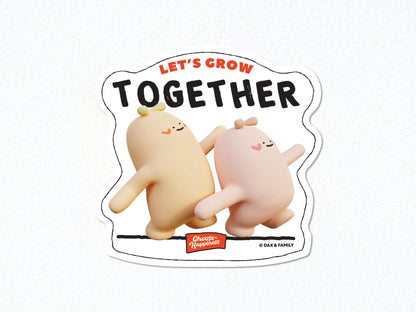 “Let’s Grow Together" Sticker